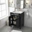 Meuble-lavabo 24 po avec 2 portes et un tiroir basculant-517532045