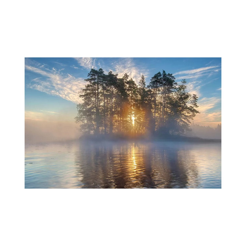 Morning Light by Keller - Wrapped Canvas Print, 20.32 cm H x 30.48 cm W