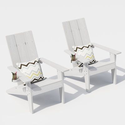 Chastan Outdoor Adirondack Set
