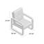 Vale Outdoor Dining Armchair-460123805-460122268