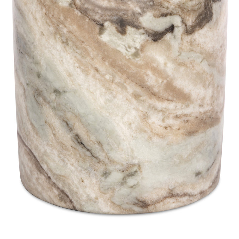 Figueroa End Table, Sawar Marble