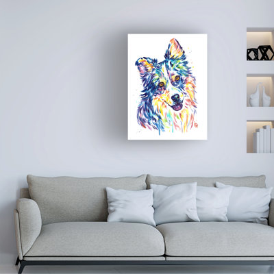Lisa Whitehouse Australian Shepherd  Canvas Art