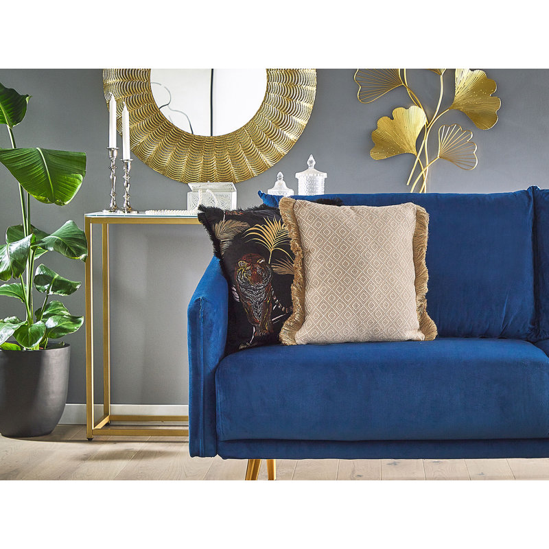Anacari Geometric Square Cushion