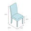 Chaise parsons capitonnée Dart H 19,5 po-1968694539
