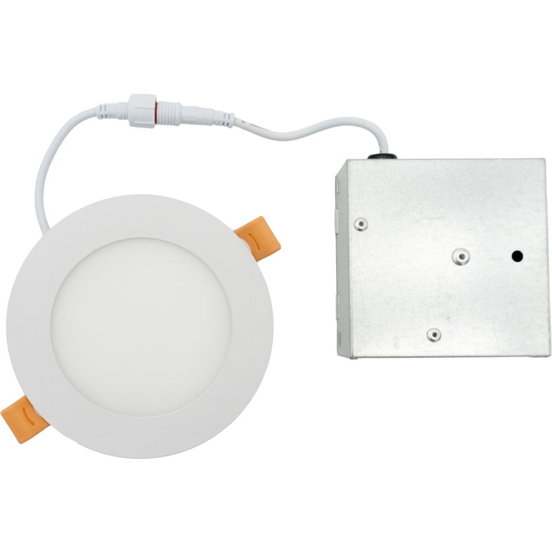 Luminaire encastré rond à panneau mince, 4.7" Diameter