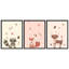 «Nursery Decor Cute Animals Boho», reproduction d'art encadrée, affiche, chambre d'enfant, art mural-104785377-104785379