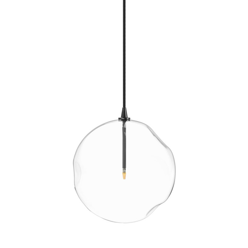Jussica 1 - Light Pendant, 126" H x 11.75" W x 11.75" D, Black Gunmetal