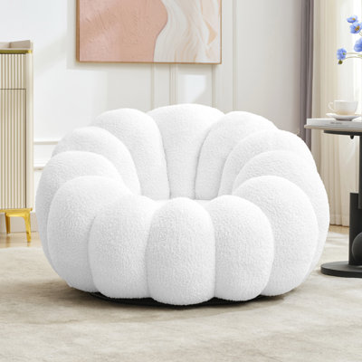 Chaise pivotante rembourrée Cerone