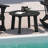 Round High-Density Polyethylene (HDPE) Outdoor Coffee Table-638098086