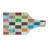 Ambesonne Colourful Tempered Glass Cutting Board Patchwork Retro Style Multicolor