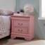 Charmante table de chevet traditionnelle rose-1428437246
