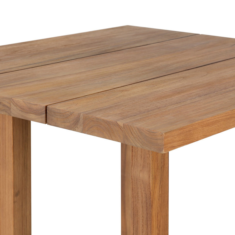Stapleton Outdoor Square Teak Bar Table