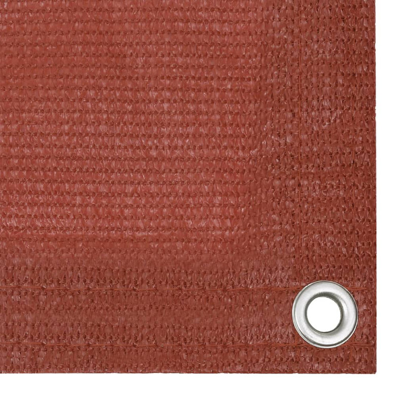 Mairie Balcony Screen Cream 75X400 Cm HDPE, Terracotta