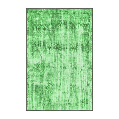 Dwendolyn Washable Abstract Indoor Rug