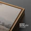 Minimaliste bord de mer et vagues, art mural moderne, œuvre d'art minimaliste 2 pièces-98109449-98109450