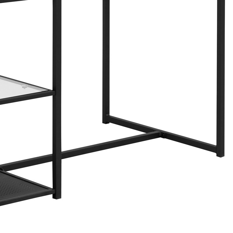 Ensemble de table de bar 3 pièces avec plateau gris, tablettes de rangement et tabourets en cuir PU - Ensemble de salle à manger pour petit espace