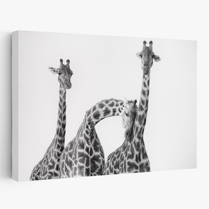 Li - Famille de girafes, H 40 po x l 60 po