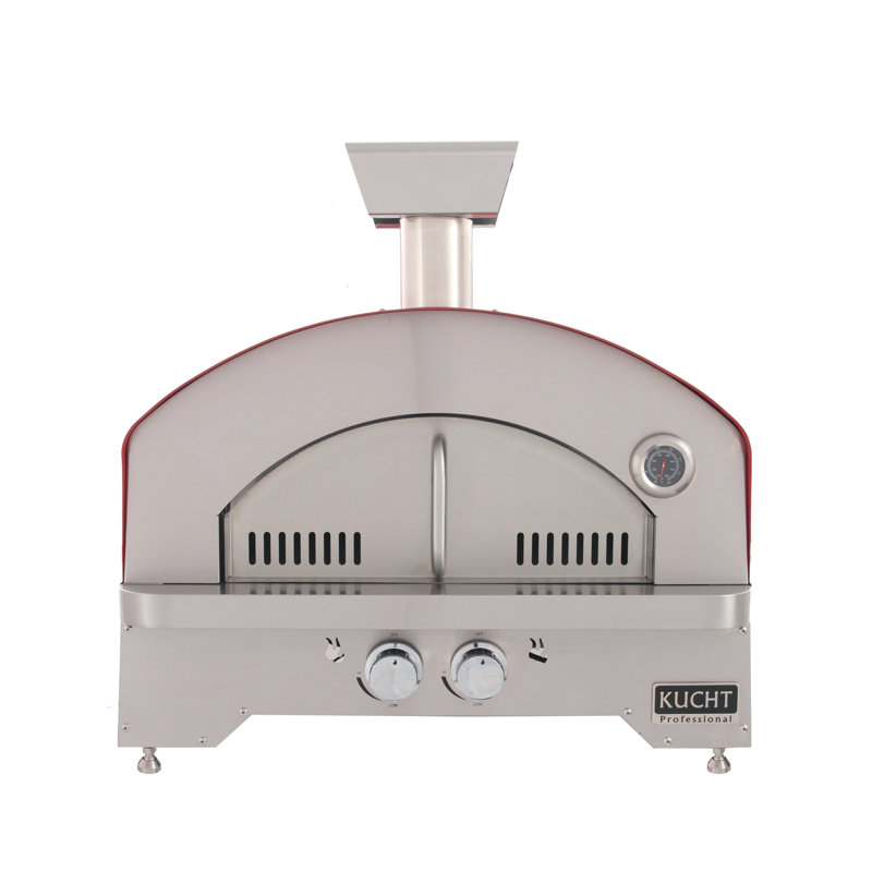 Outdoor/Indoor Portable Propane Gas Pizza Oven, Red