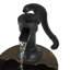 Rustic Pump and Barrel Water Fountain, 40"