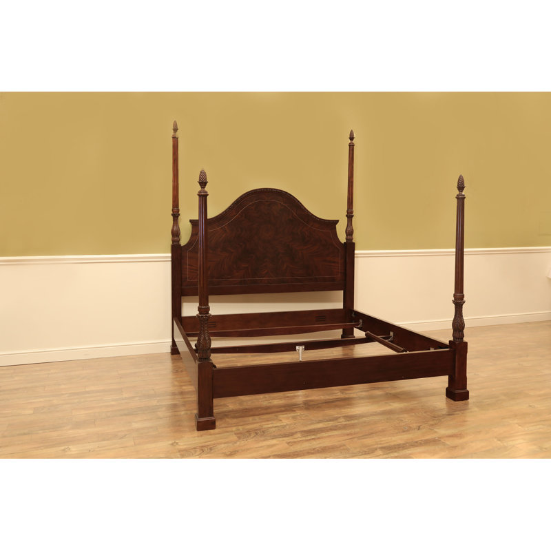 Solid Wood Four Poster Bed, King
