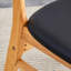 Ensemble de chaises de salle à manger en bois d'hévéa Cozy Natural