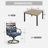 4 - Person Metal Patio Dining Set With Square Table , Cushions Included-231593613