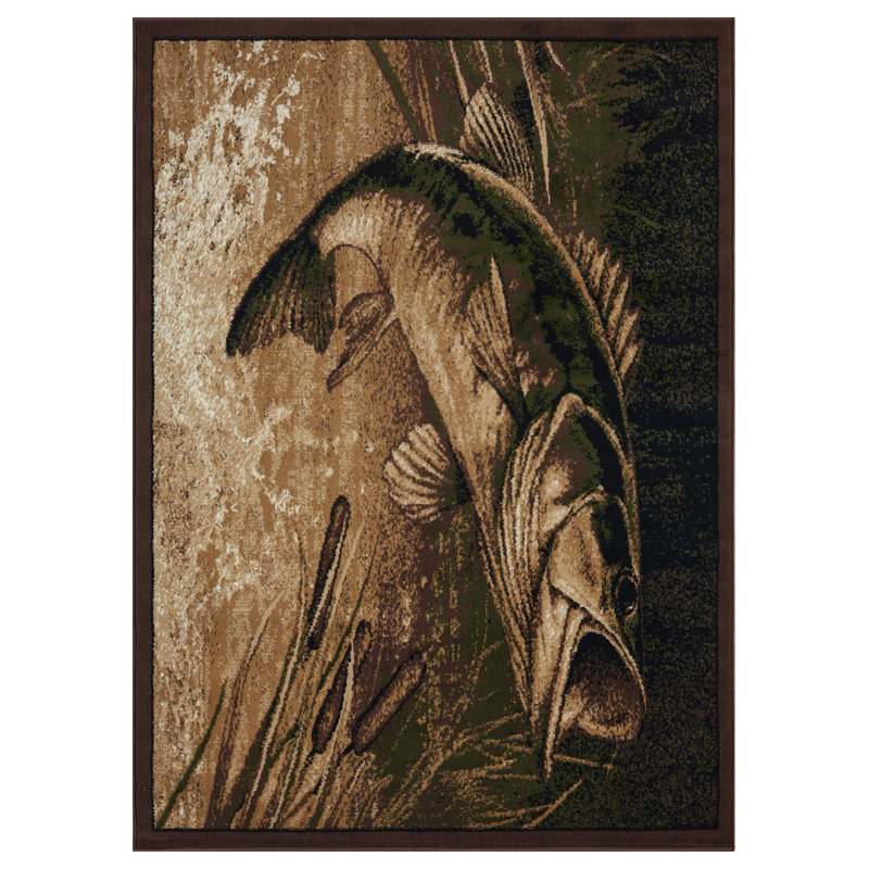 Tapis 3 pi 11 po x 5 pi 3 po Eberhard Lake Legend