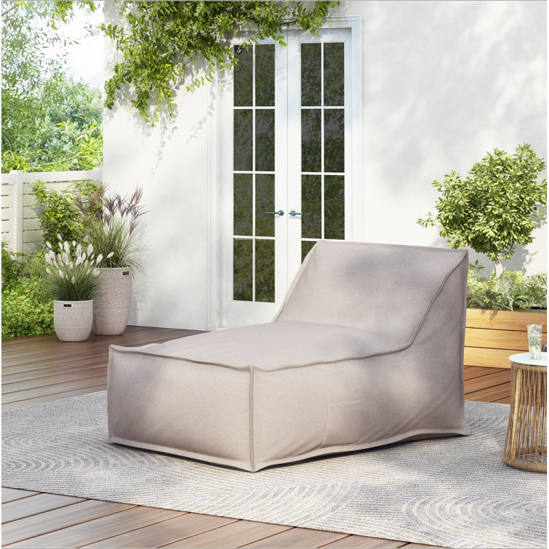 Fauteuil à billes Perry, beige, ensemble de 1, Coton beige