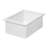 Like-it Plastic Storage Basket White Large Stacking Tote Basket for Craft and Bathroom Set of 2-1008285654-1008285651
