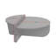 Ensemble de tables basses Modernes (2 pièces), pin atlantique, 35,4 x 11,8 x 23,6 pouces et 33,5 x 13,8 x 11,8 pouces | 100% panneau de particules enduit de mélamine, épaisseur: 0,7 pouce | Élégant et fonctionnel pour le salon et le salon-1644282903