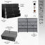 Commode 8 tiroirs avec tiroirs en tissu-464920719