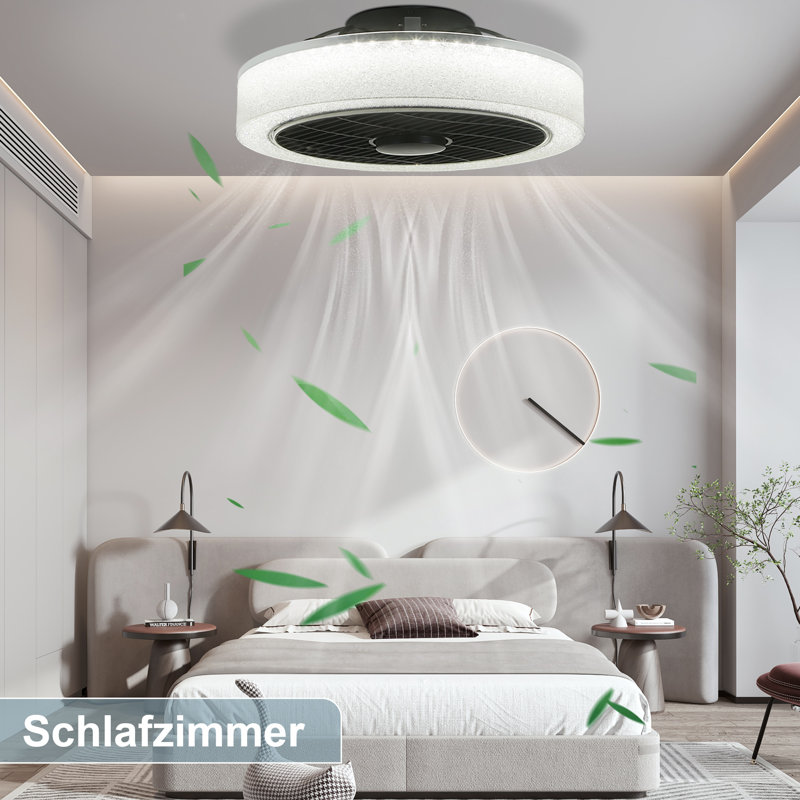 Cassiah Ceiling Fan With Led Lights