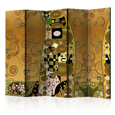 Artistic Geometry Room Divider
