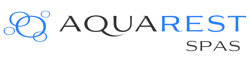 AquaRest Spas, powered by Jacuzzi® pumps logo