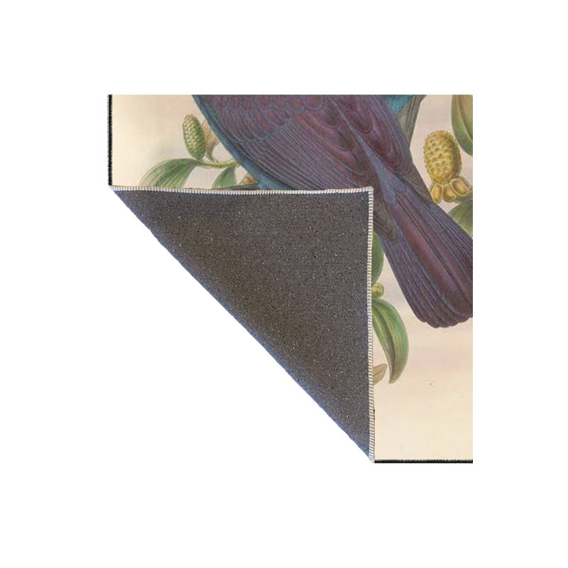 Tapis décoratif lavable Double Dove, Carré 3 pi 3 po