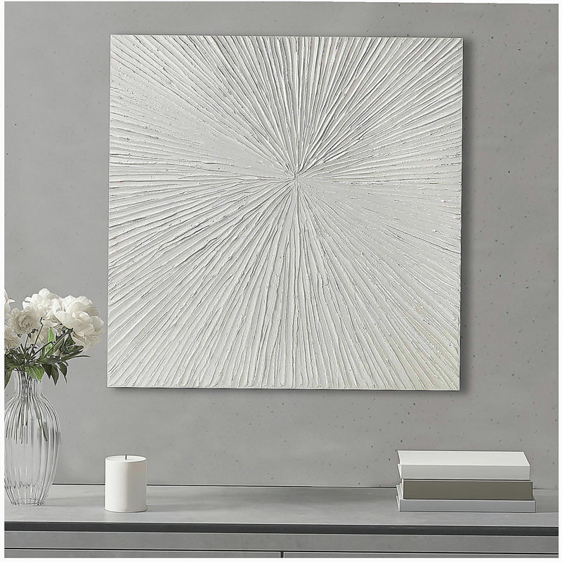 Hand Painted Dimensional Resin Wall Art