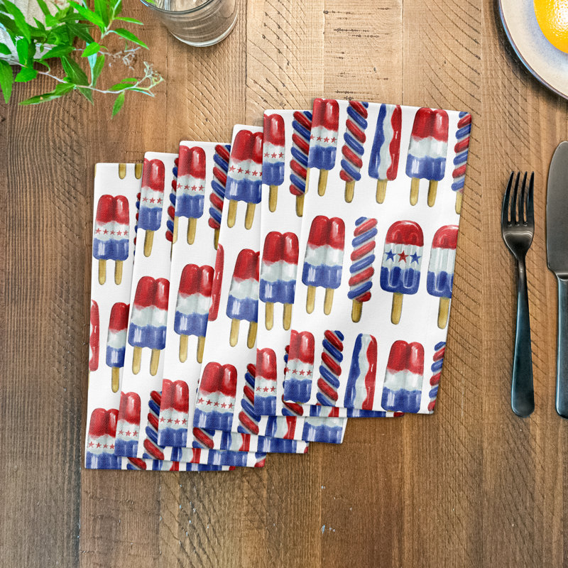 Serviette Patriotic Popsicle