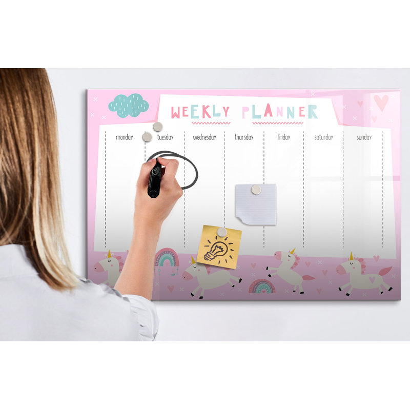 Magnetic Glass Dry Erase Board