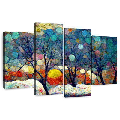 Couleurs d'arbre abstrait Alvord