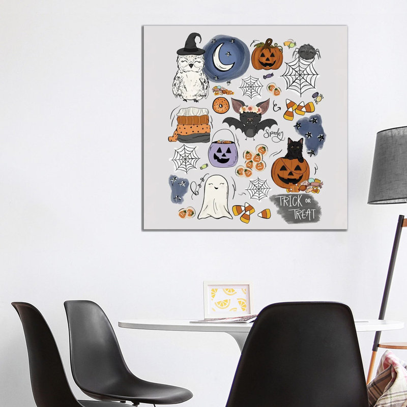 Spooky Feels by Katie Bryant - Wrapped Canvas Print, 93.98 cm H x 93.98 cm W x 3.175 cm D