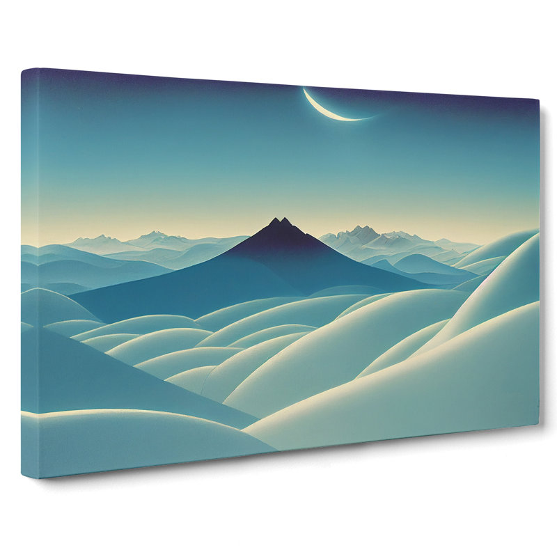 Irresistible Winter Mountains - Wrapped Canvas, 35cm H x 50cm W x 3cm D