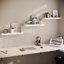 Sydney Floating Shelves, 24 inches Wood Wall Mount Shelves-108212832-129177363