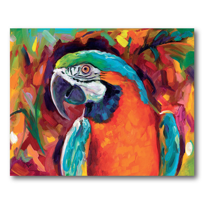 « pretty oiseau », reproduction d’art sur toile