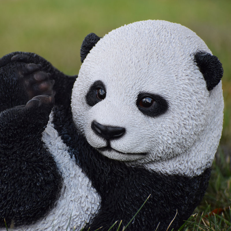 Statue de bébé panda playing