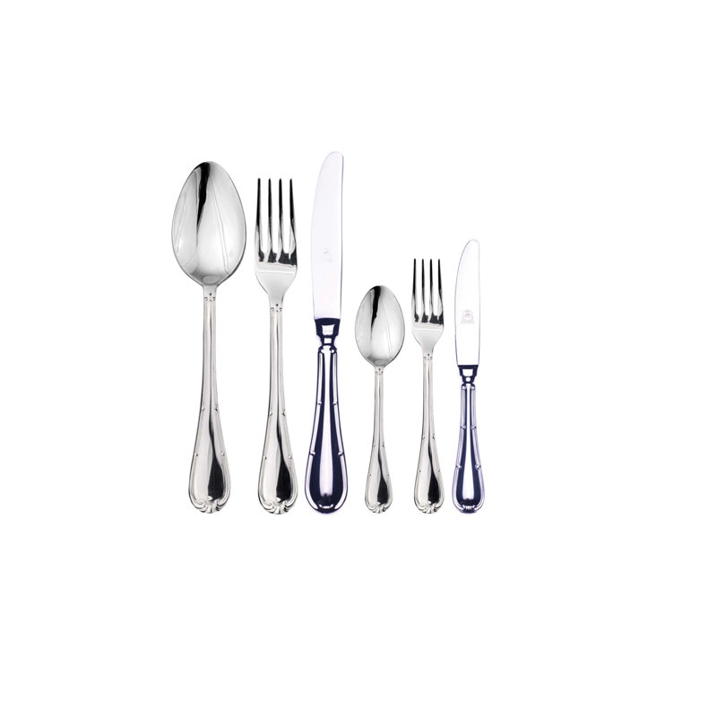 Raffaello 36 - Piece Stainless Steel Flatware Set - Service for 6