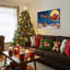 «Santa Sleigh Reindeer», art mural sur toile-121121831