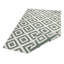 Malta flat-weave rug in green/cream-25281459