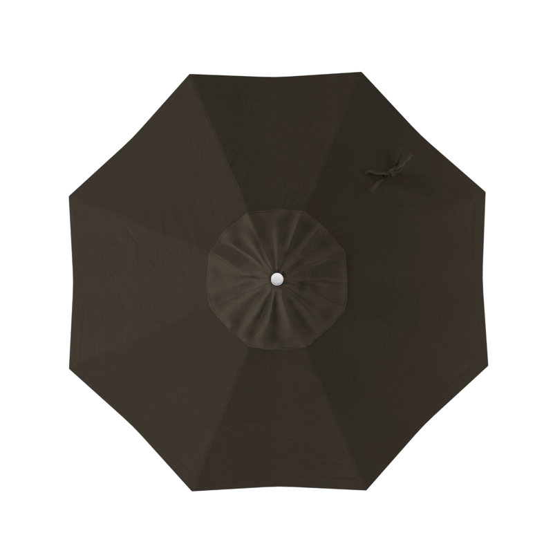 Parasol de marché 7,5', Blanc, Sunbrella®, Cacao