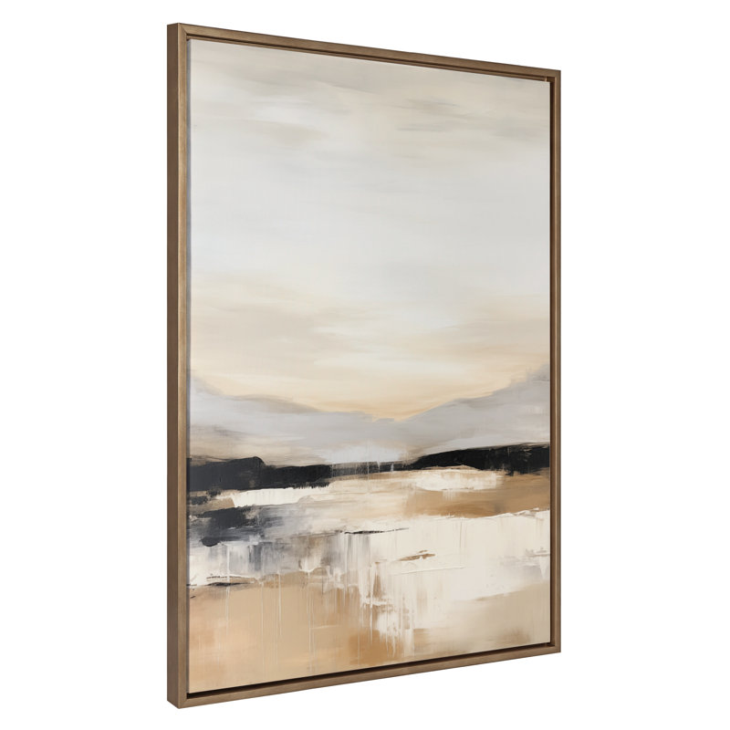 «Peaceful Landscape III» par Amy Lighthall, reproduction d'art sur toile encadrée
