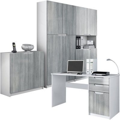 Mazeppa 3 Piece Writing Desk Office Set